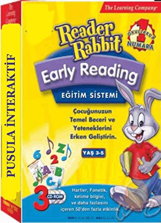 Çocuklar İçin İngilizce Reader Rabbit EARLY READING
